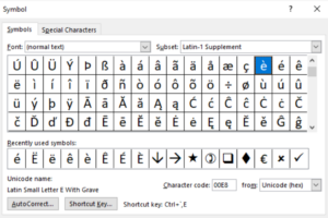 Cara Membuat E Curek di Word dengan Mudah